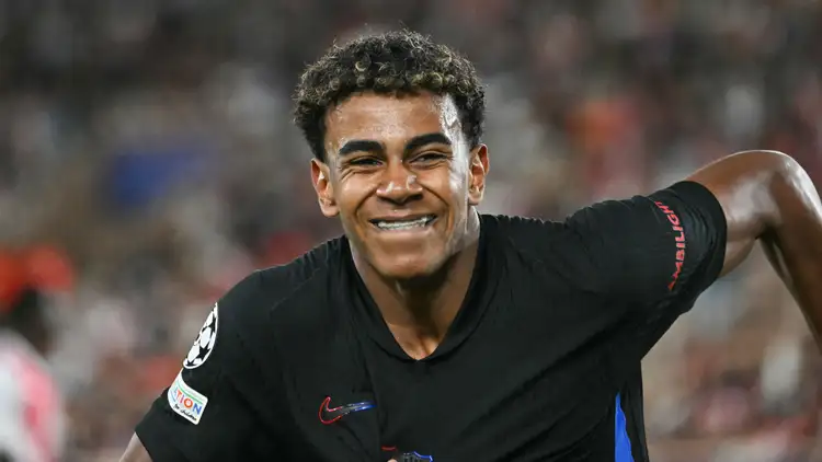 Barcelona’s Young Sensation Lamine Yamal Breaks Champions League Record Despite Monaco Defeat