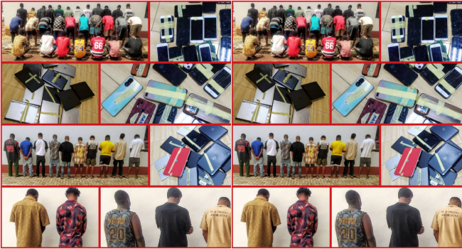 44 Suspected Internet Fraudsters Arrested in Ebonyi and Anambra States