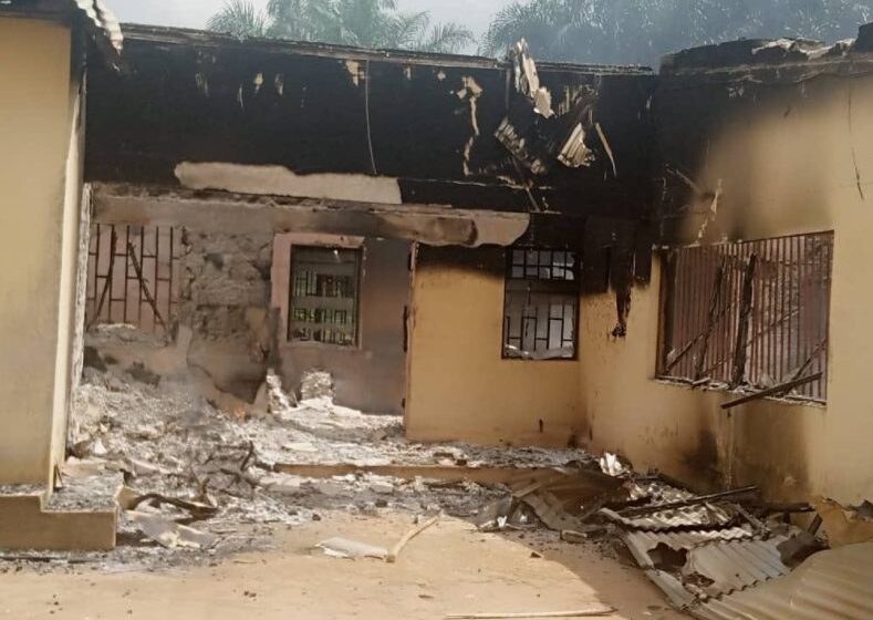 Arson Attack on Akwa Ibom Electoral Office