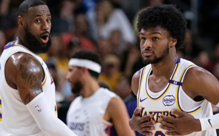 LeBron and Bronny James Make NBA History as First Father-Son Duo