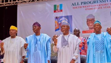 APC Leaders Arrive in Akure for Ondo Governorship Election Rally