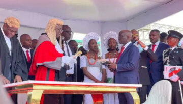 Okpebholo and Idahosa Sworn in as Edo Governor and Deputy
