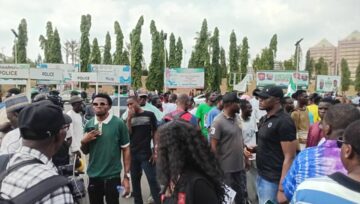 Tension Mounts at National Assembly as #OccupyNASS Protesters Clash With Heavy Security Deployment